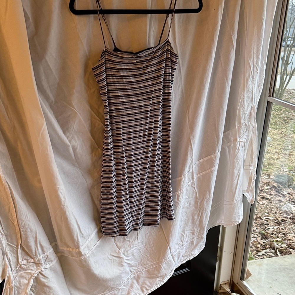 Hollister Black and White Striped Camisole